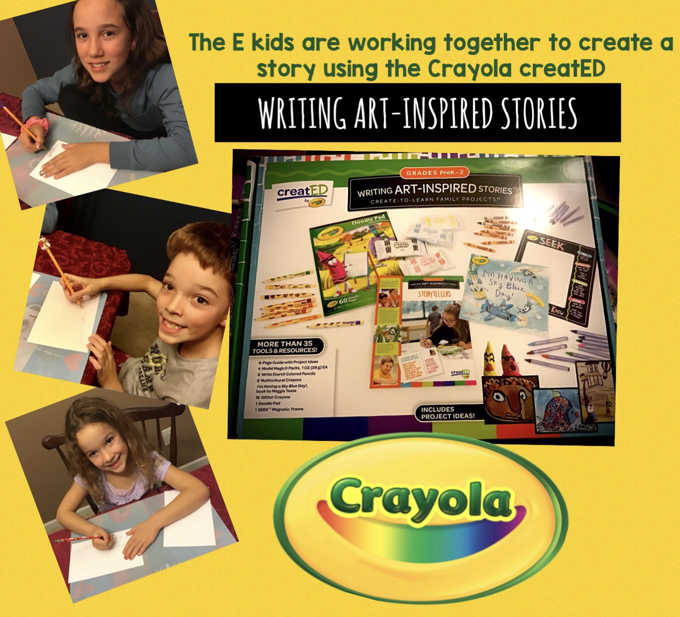 Art With Mr. E: Crayola creatED Writing Art-Inspired Stories Pre-K-2nd