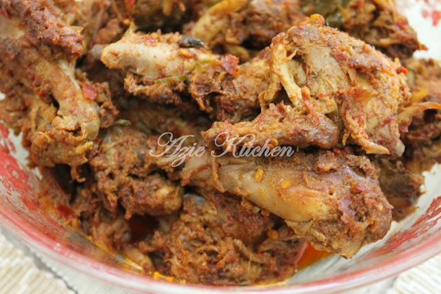 Rendang Ayam Kampung Dara Organik