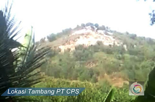 "Aktivitas Blasting oleh PT. Citatih Putra Sukabumi Diprotes Warga" peledakan tambang batu gamping
