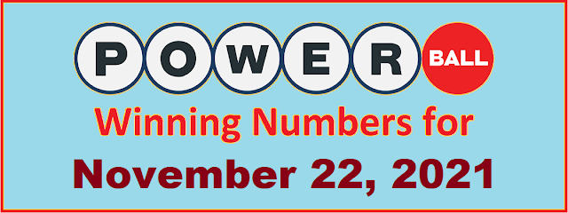 PowerBall Winning Numbers for Monday, November 22, 2021