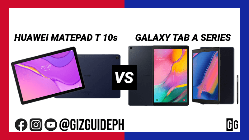 enthousiasme nabootsen Arab Huawei MatePad T 10s vs Samsung Galaxy Tab A 8.0 and Galaxy Tab A 10.1  Specs Comparison