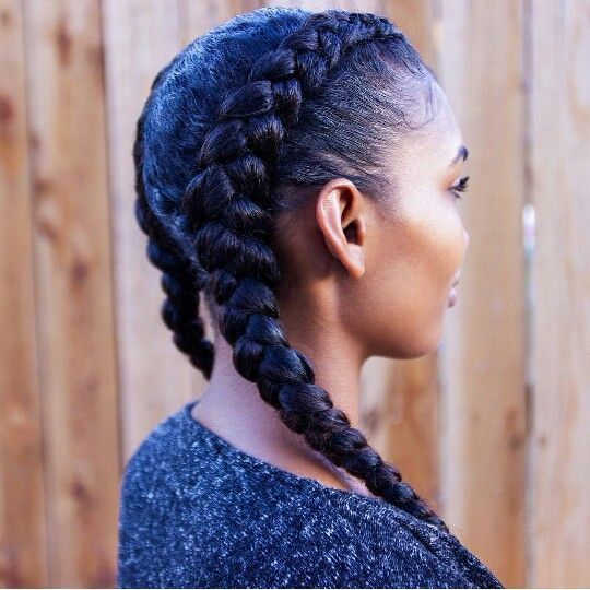 25 Stunning French Braids Hairstyles For Black Hair  2023  Fabbon