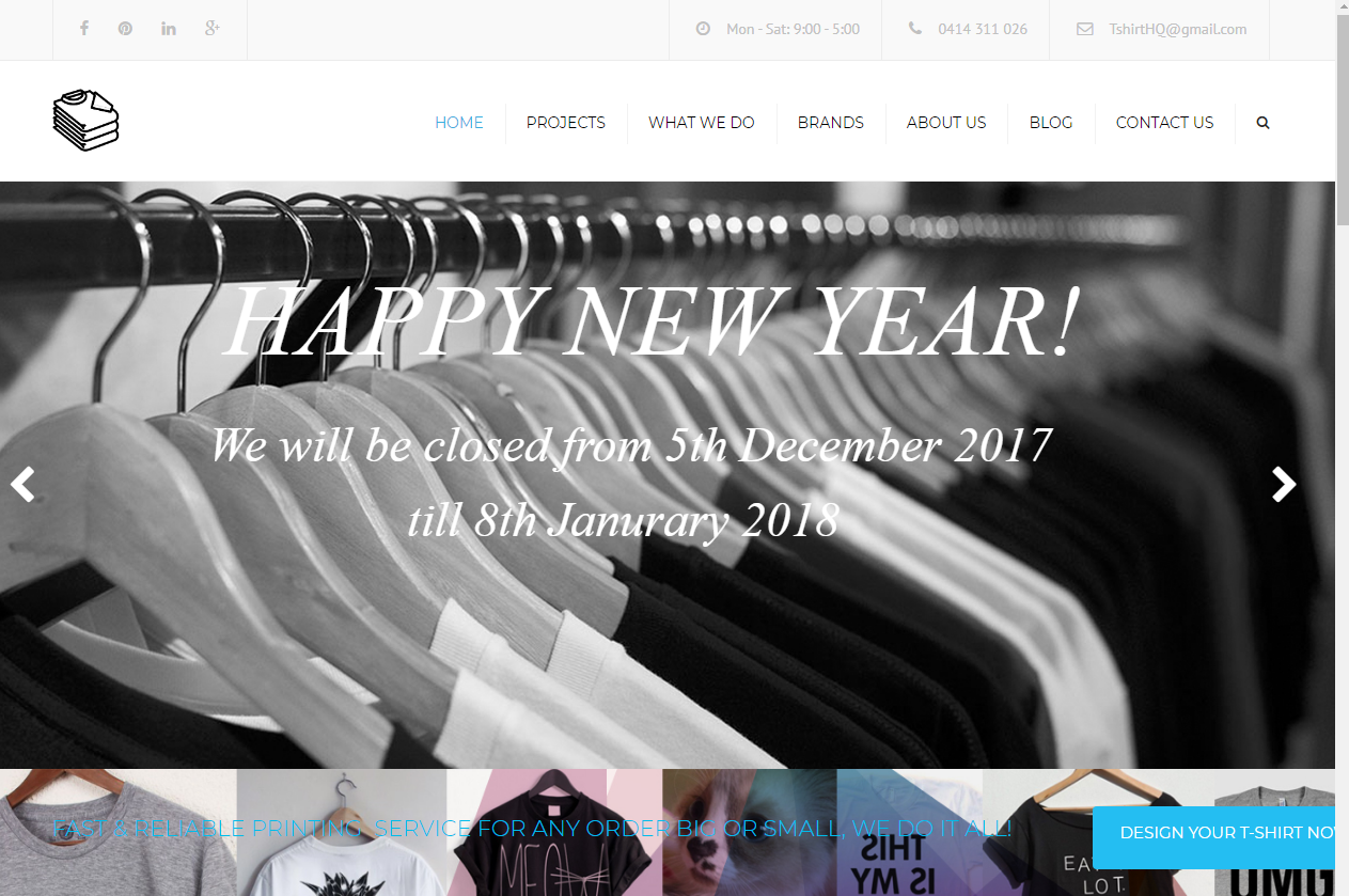 custom t shirt printing Sydney