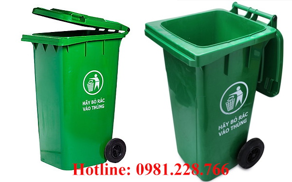 Cần bán thùng rác nhựa màu xanh chất lượng giá rẻ