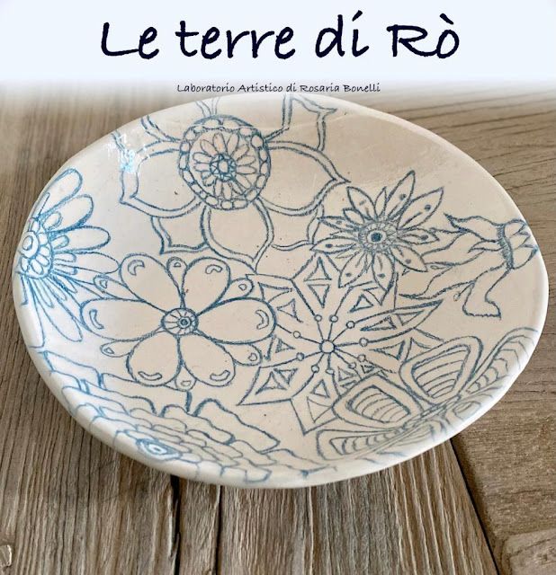 Ceramica&Ghirigori Le Terre di Rò Ink Garden
