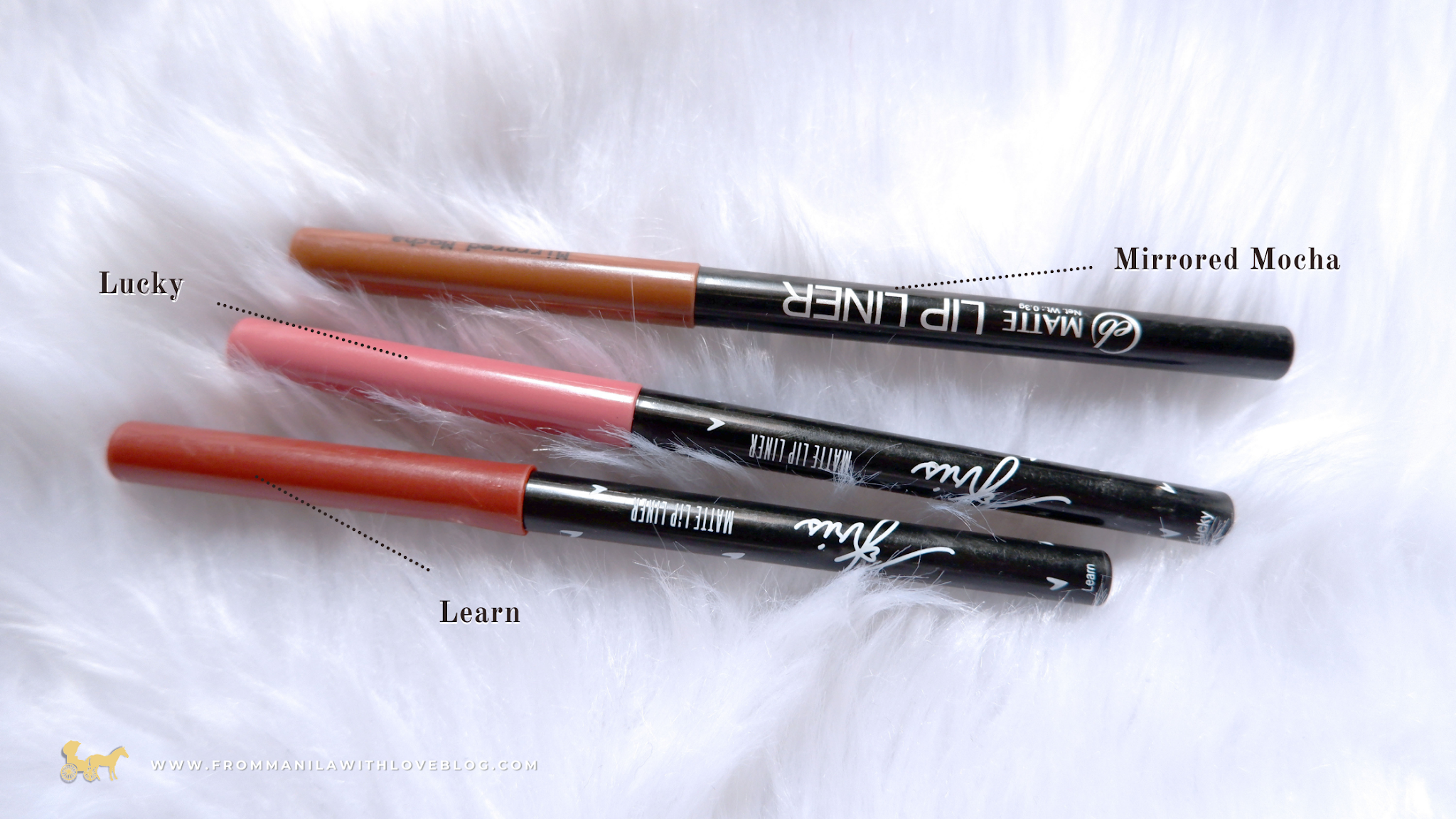 ever bilena lip liner close up with names