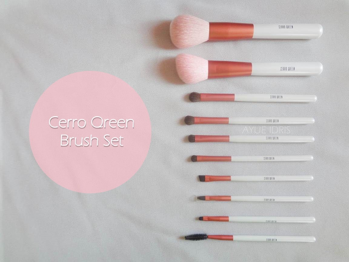 Cerro Qreen Makeup Brush Set Review AYUE IDRIS