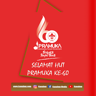 poster hari pramuka ke 60 psd - kanalmu