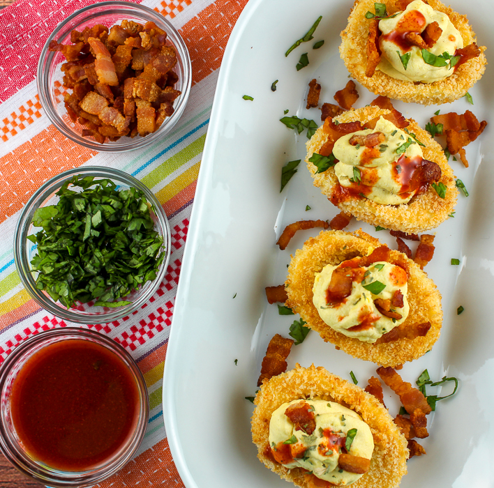 Deep Fried Deviled Eggs (Air Fryer Version)