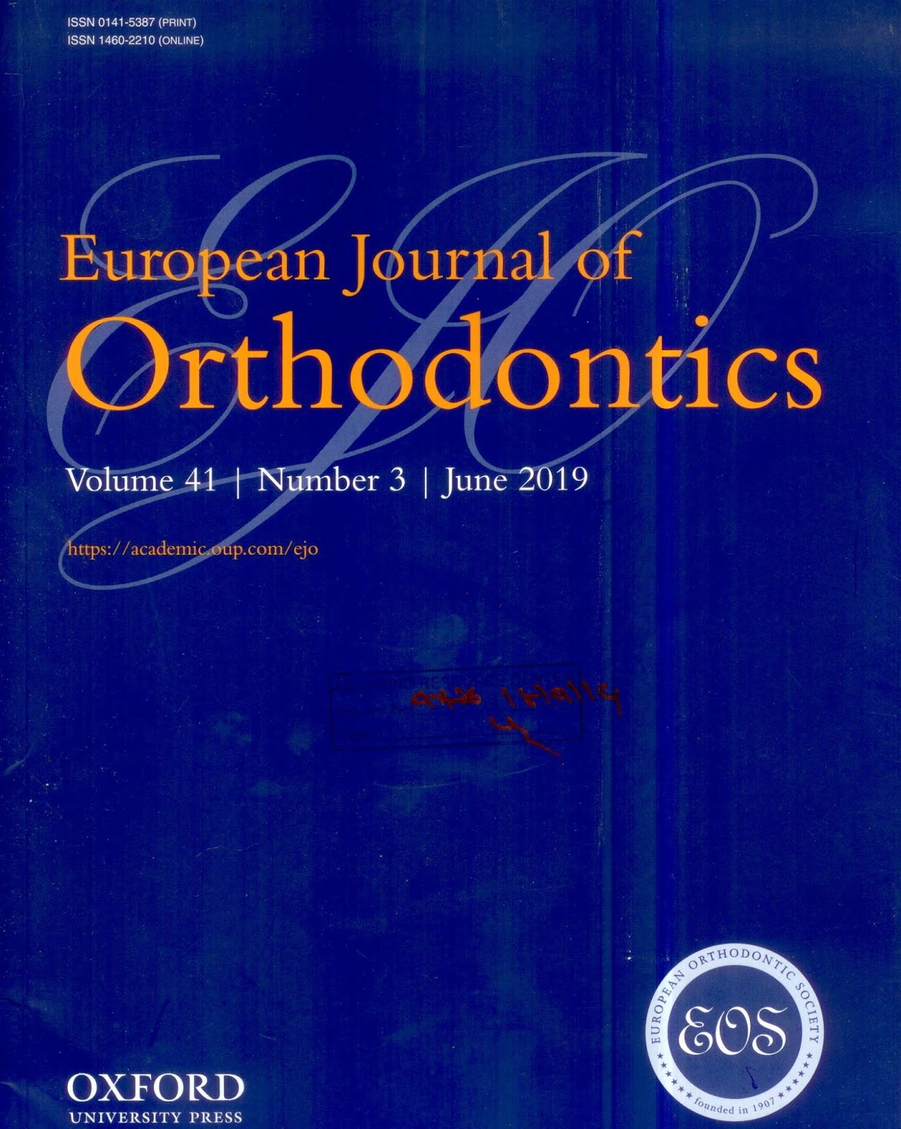 https://academic.oup.com/ejo/issue/41/3