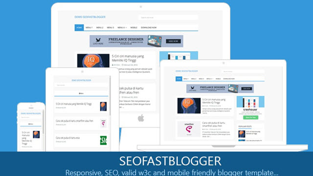 SEO Fast Blogger Template Full Version Free Download