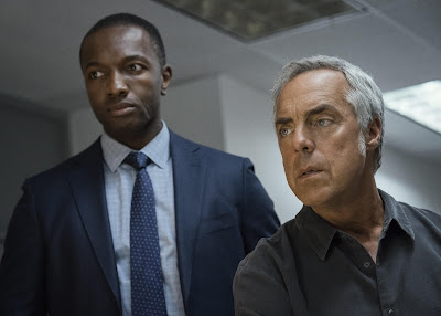 Titus Welliver and Jamie Hector in Bosch Season 4