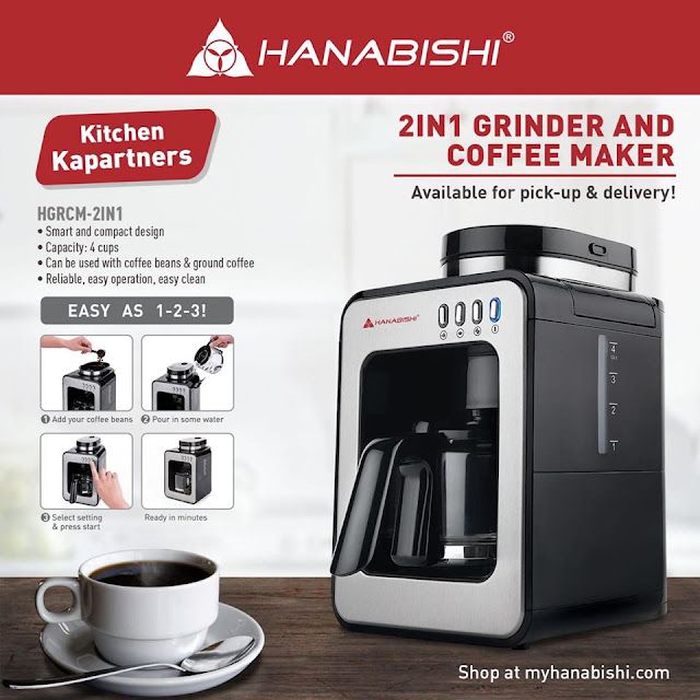 Hanabishi’s 2in1 Grinder and Coffeemaker Is a Product  Worth Investing In