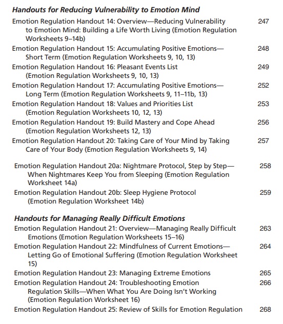 Emotional Empowerment : Emotion Regulation