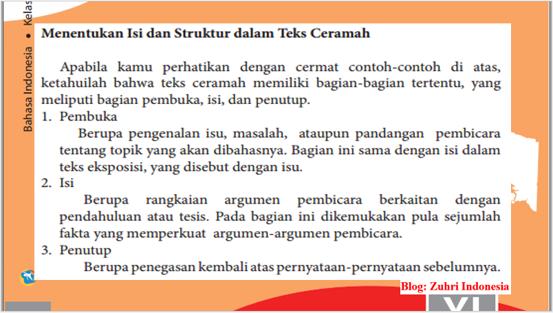 Contoh Teks Ceramah Singkat Bahasa Indonesia Beserta Strukturnya Berbagai Teks Penting