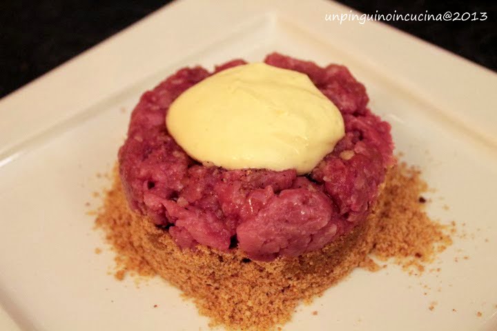 Tartare Di Cavallo Con Sabbia All Aglio E Maionese Al Wasabi Un Pinguino In Cucina