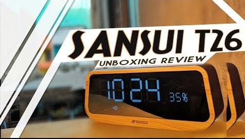 Review SANSUI T26 Altavoz Despertador Bluetooth / Español \ 20120