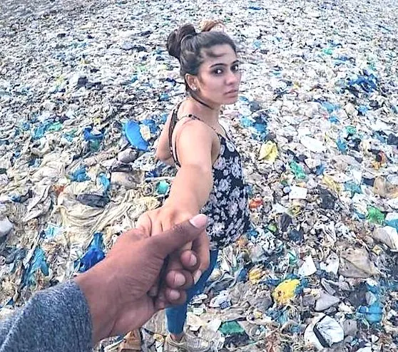 Plastic pollution of the oceans