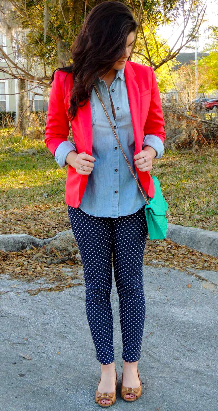 Simple Easy Style: Red Blazer
