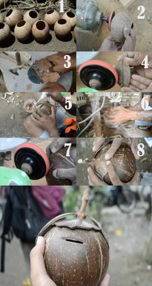 13 Kerajinan Batok Kelapa Sederhana Unik Dan Paling Laku Kreator Kerajinan