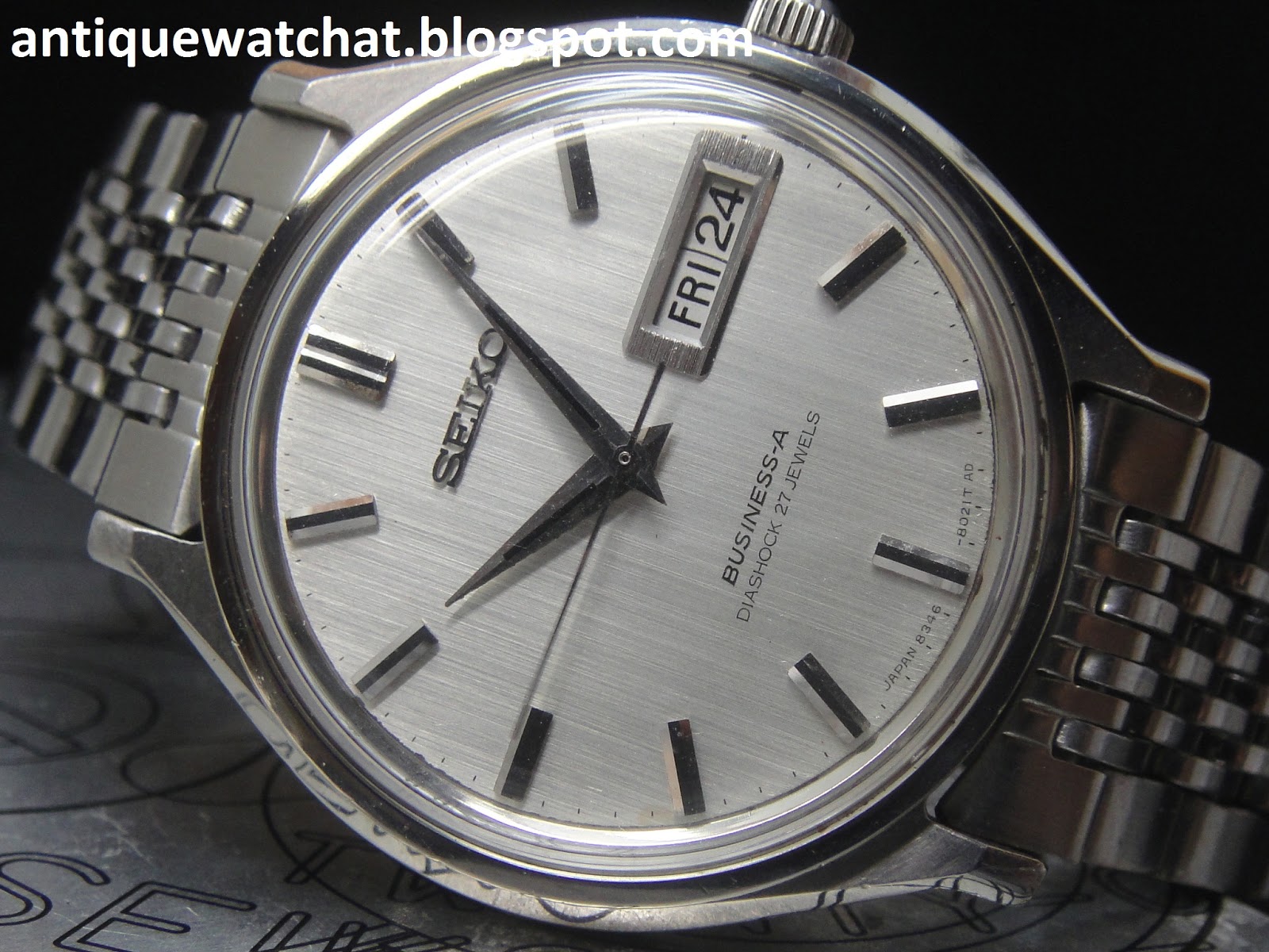 Antique Watch Bar: SEIKO BUSINESS-A DIASHOCK 8346-8000 SBA15 (SOLD)