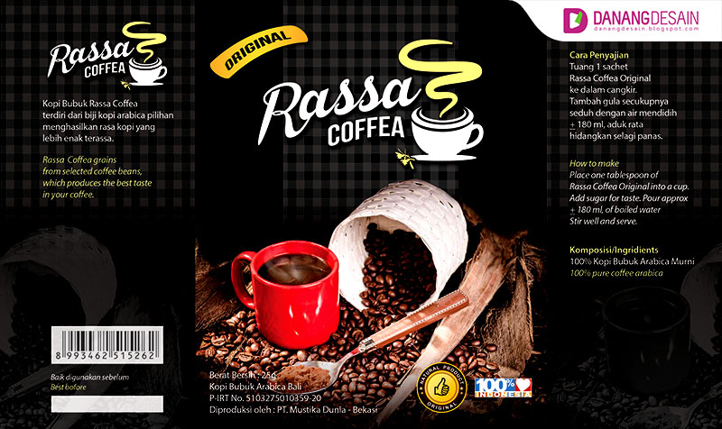 Contoh Desain Kemasan/Bungkus Kopi Contoh Desain Banner