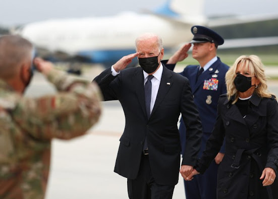 Joe Biden,  Air Base, Honour Troops,Afghanistan,News,
