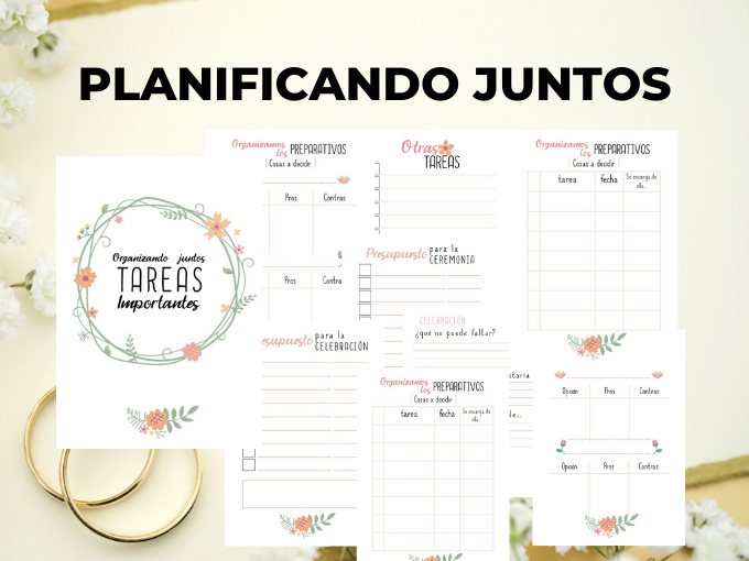 AGENDA PLANIFICADORA PARA BODA 2021 AL 2023 AGENDA PLANIFICADORA PARA BODA 2021 AL 2023
