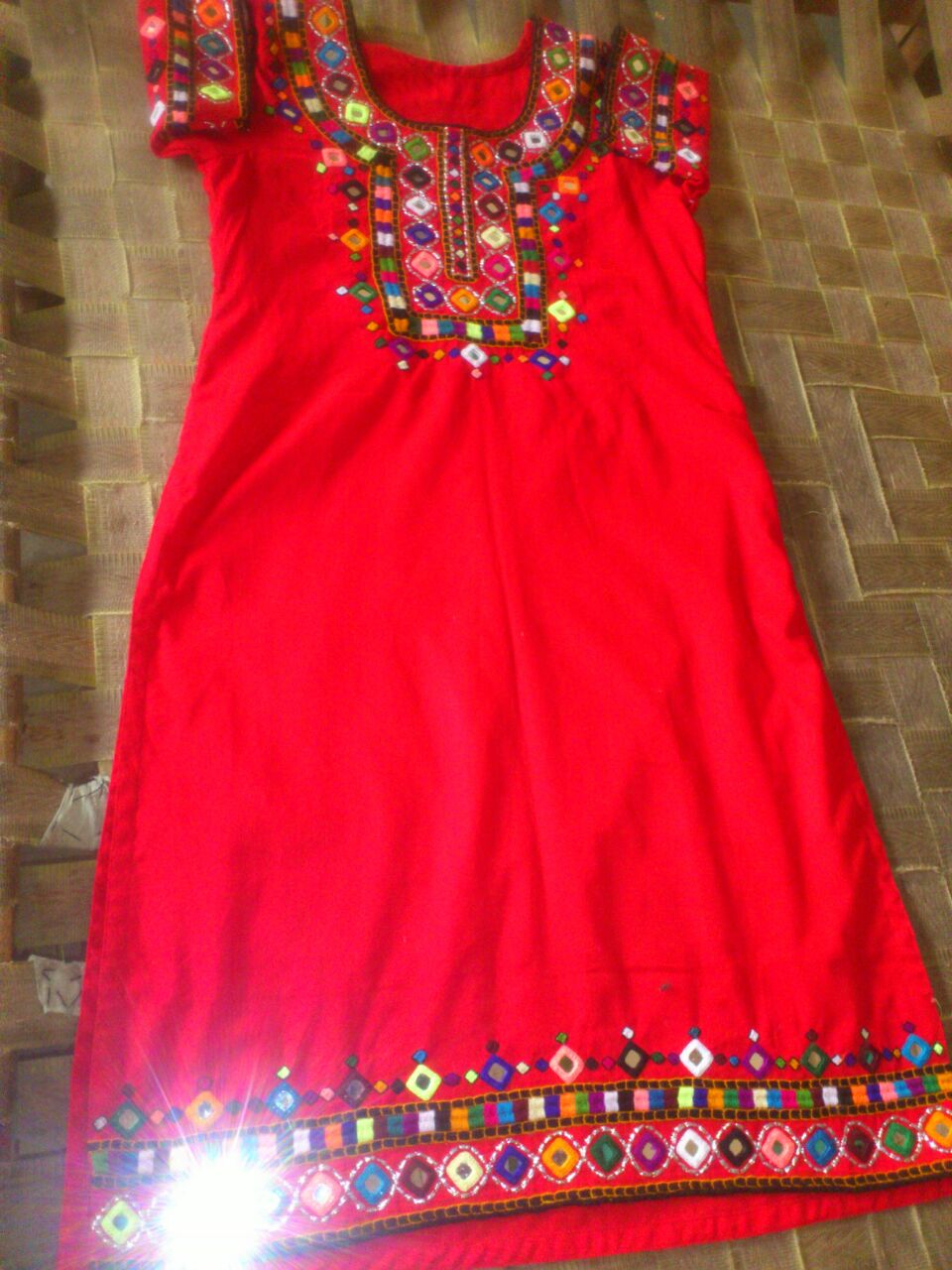 sindhi hand work dress