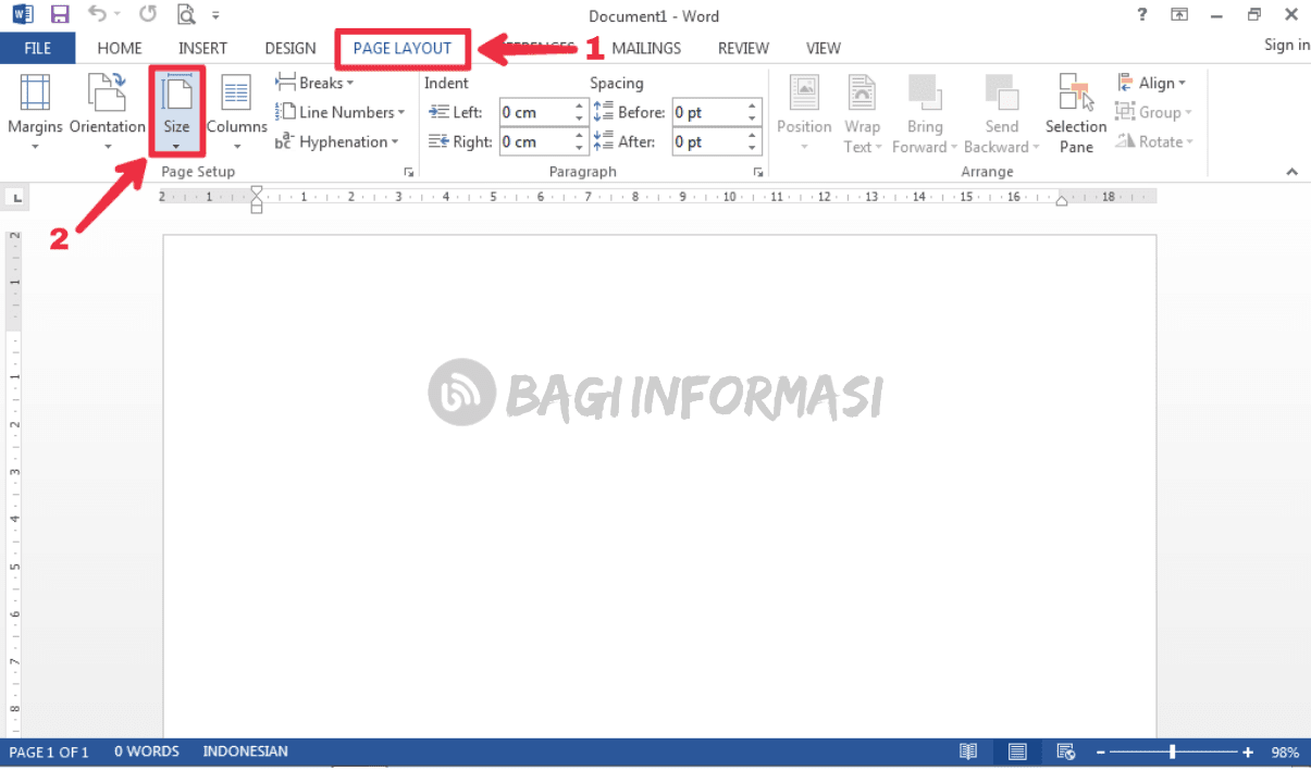 Cara Mudah Mengatur Ukuran Kertas F4 di Word
