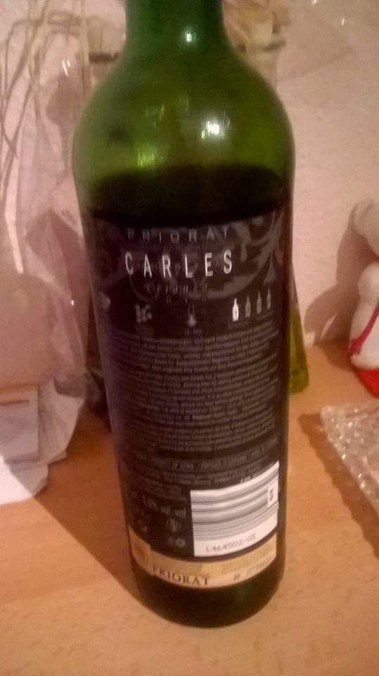 Carles, Priorat , crianza, trasera