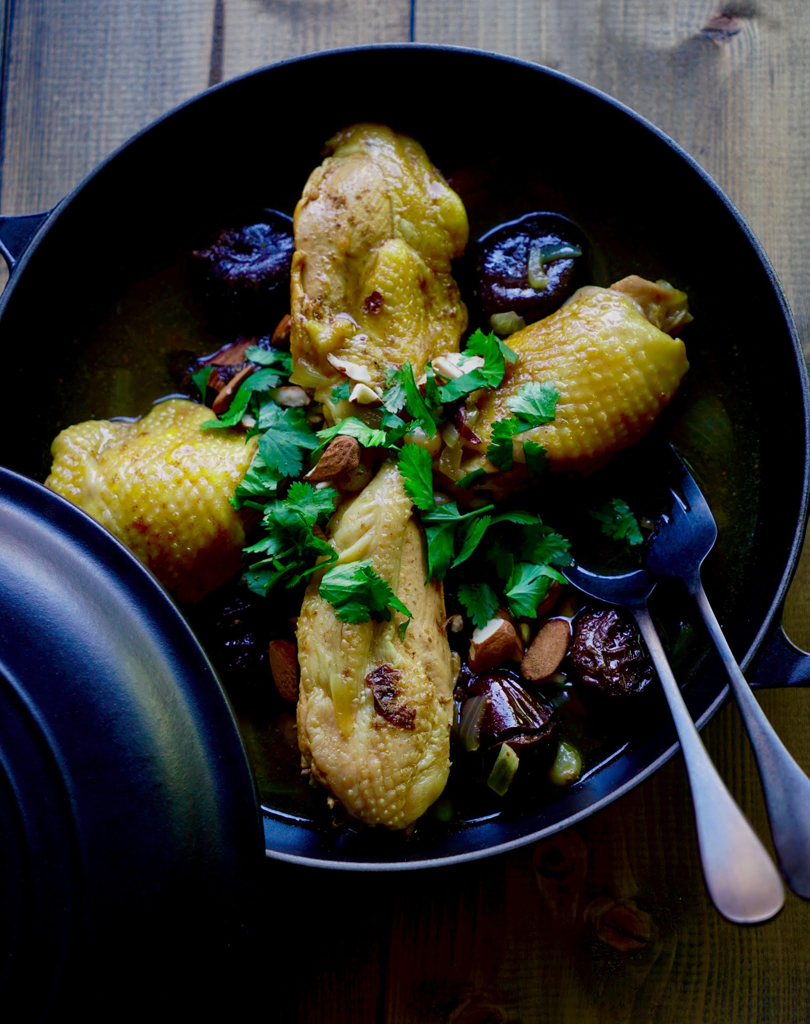 Tajine de poulet aux fruits secs / On dine chez Nanou