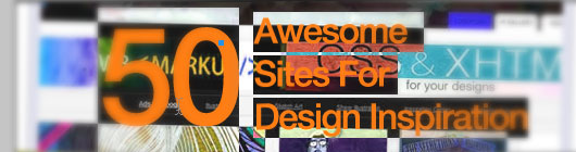 50 Awesome Sites for Design Inspiration