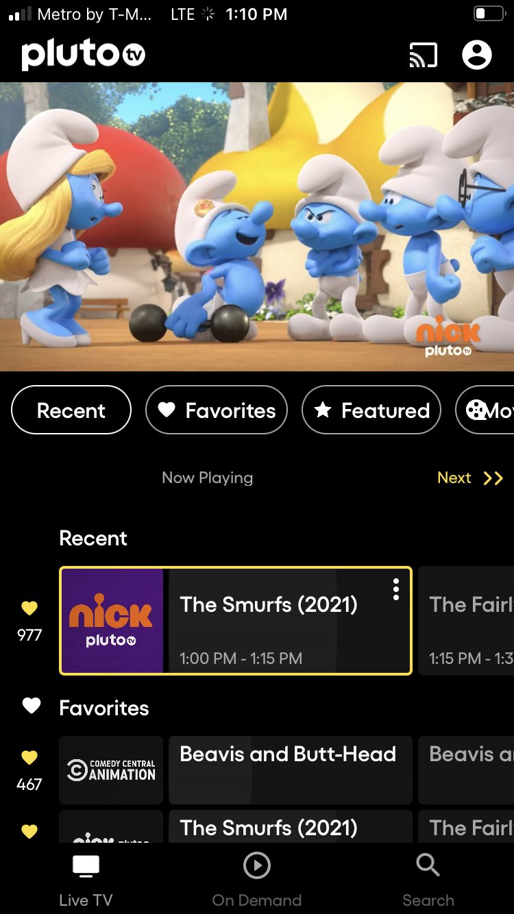 NickALive!: Pluto TV Airing 'The Smurfs' Sneak Peek