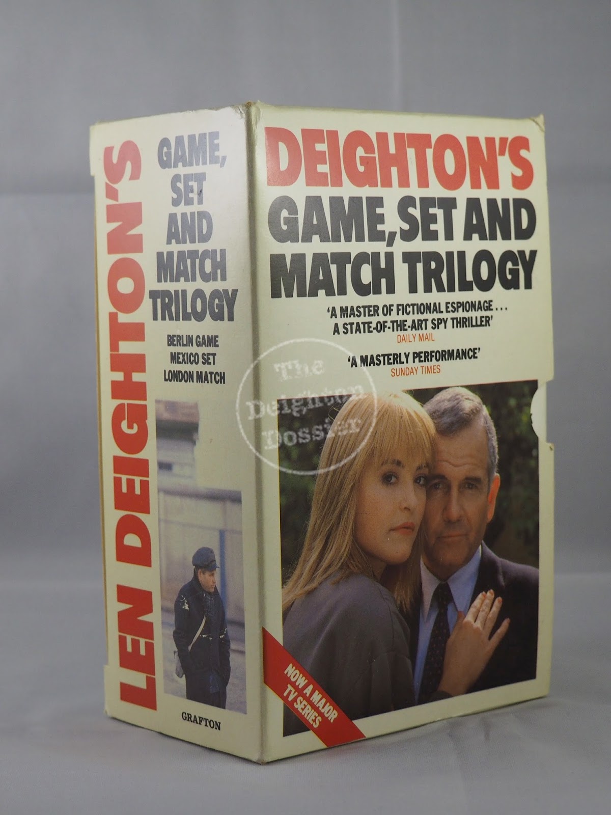 The Deighton Dossier Game, Set and Match Spybrary book club first