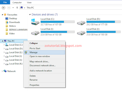 Menambah Partisi Hardisk (Ekternal/Internal) Tanpa Software