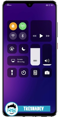 Themes iOS 3D Purple Premium