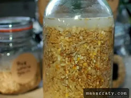 طريقة تخمير الحبوب القمح والشعير والذرة