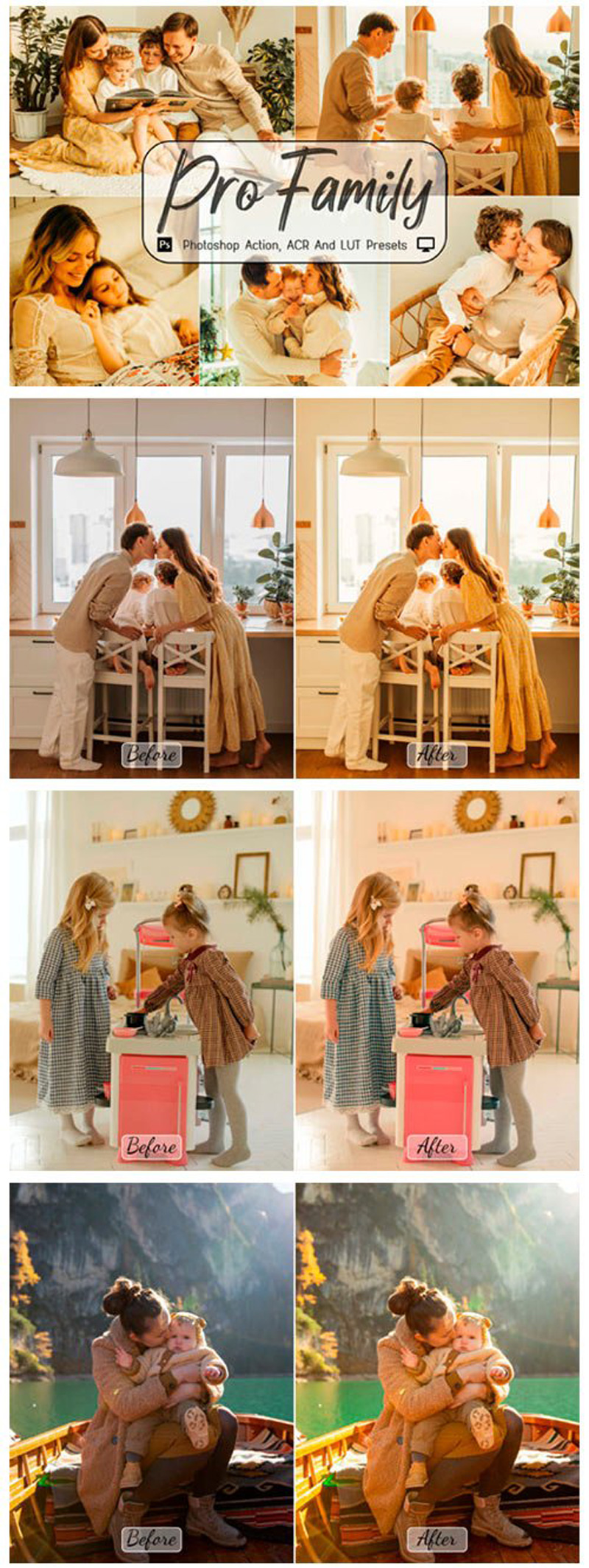 Pro Family Photoshop ActionsACR LUTs 7727035 2 dfyhgdv