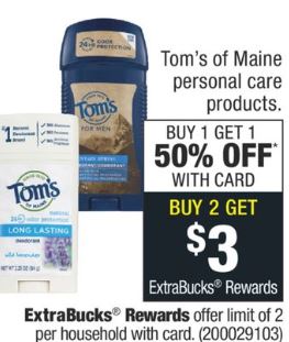  Tom's of Maine Personal Care Products