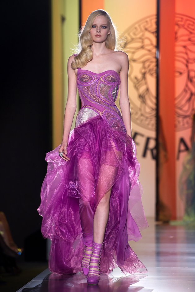 Zest of Fashion Versace Haute Couture Shines Fall Winter 20122013