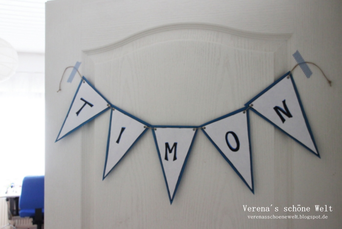 Ideen Fur Das Kinderzimmer Diy Namensschilder Diy Banner Ideas For Kids Room Verena S Schone Welt