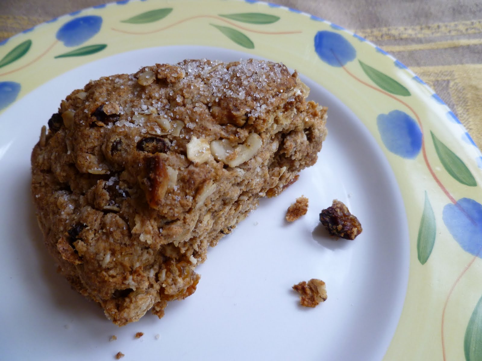 Vegan Oatmeal Cinnamon Scones