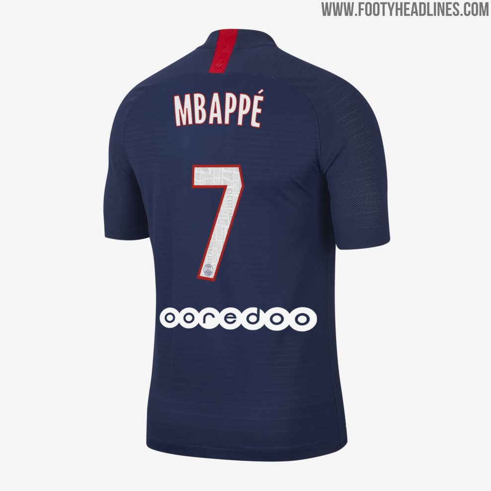 NeverSeenBefore, Unique Nike PSG 1920 Champions League Kit Font