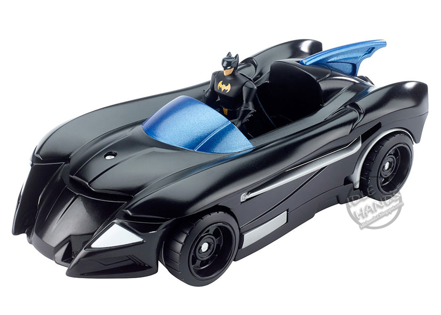 justice league action twin blast batman & batmobile