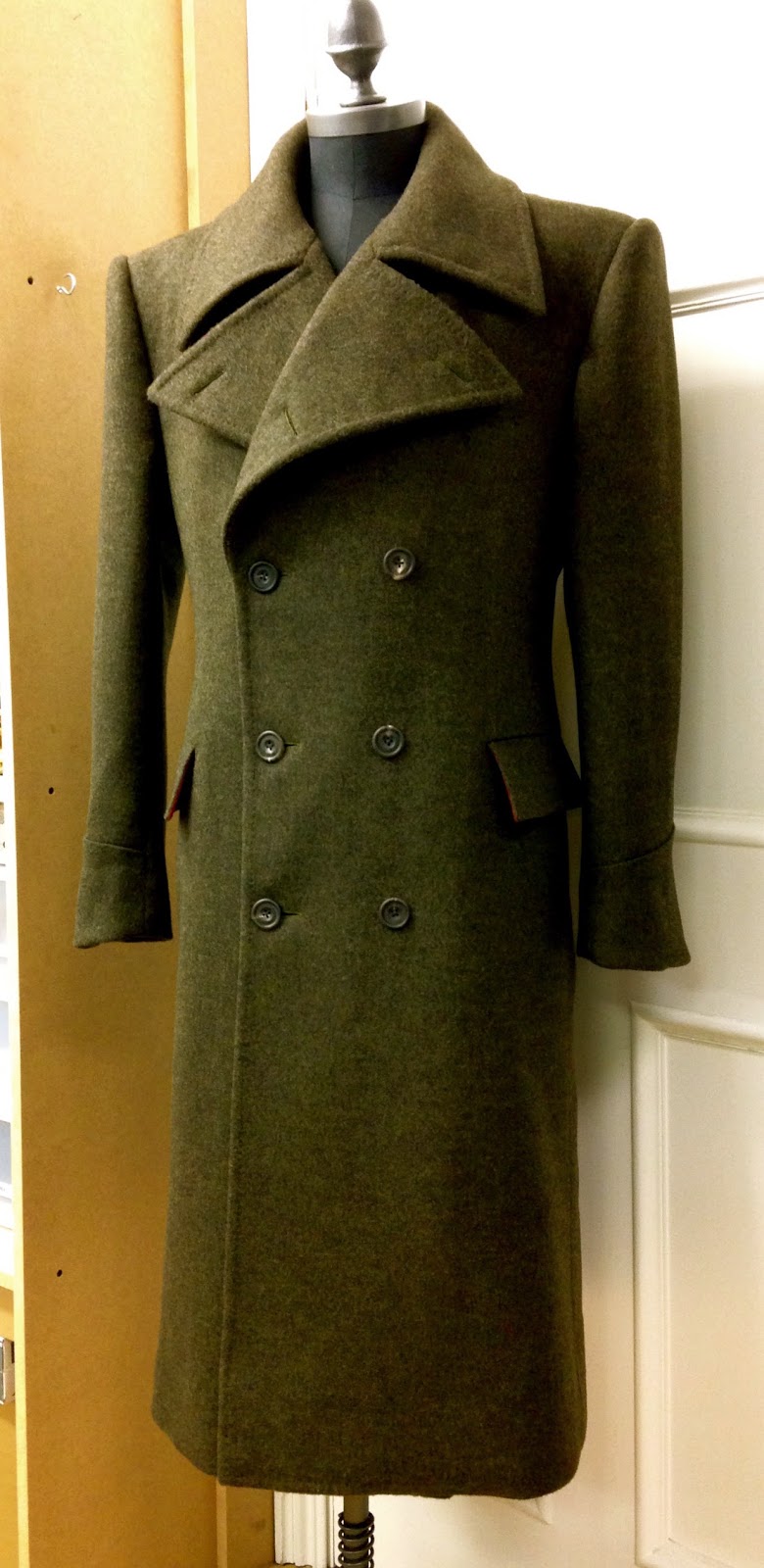 DAVIDE TAUB: Gieves & Hawkes Bespoke Great Coat in Double-Faced Wool ...