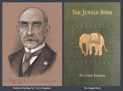 Rudyard Kipling. Author and Freemason. The Jungle Book. by Travis Simpkins