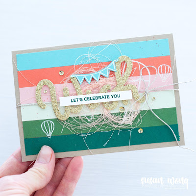 Stampin' Up! Birthday Card - by Susan Wong for Fancy Friday