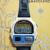 RARE Vintage Casio BP100 Blue Blood Pressure Monitor Digital Watch 1990s