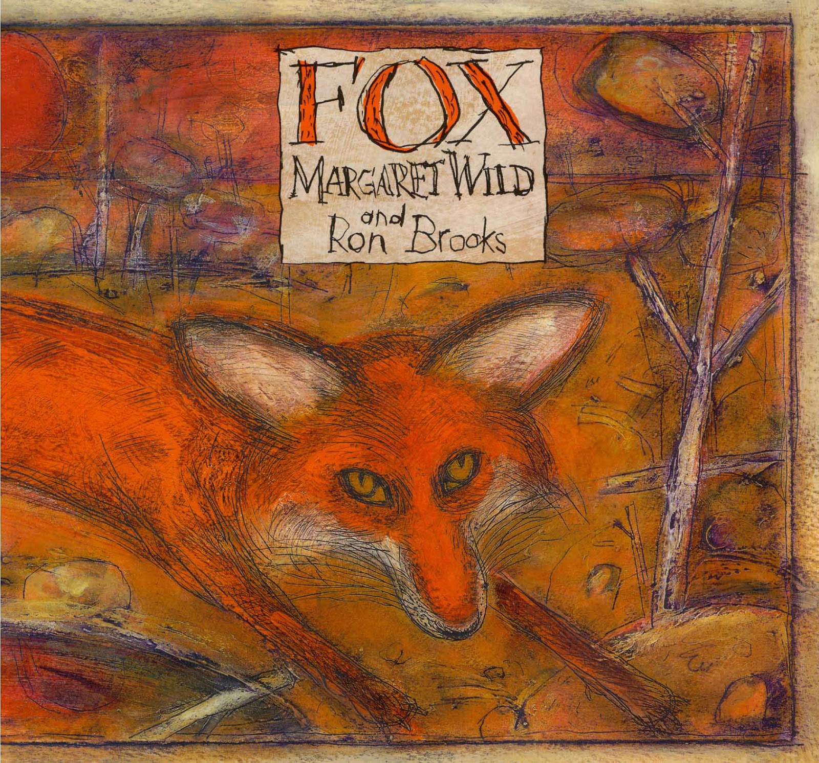 Momo celebrating time to read Fox by Margaret Wild illustrated by Ron Brooks
